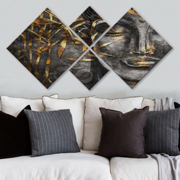 4 Parçalı Mdf Tablo