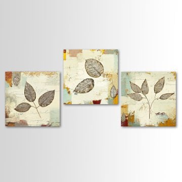 3 Parçalı Kanvas Tablo