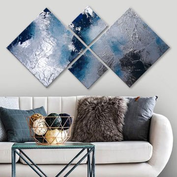 4 Parçalı Mdf Tablo