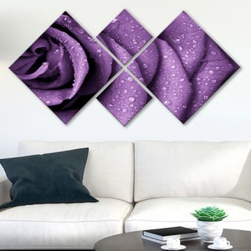 4 Parçalı Mdf Tablo