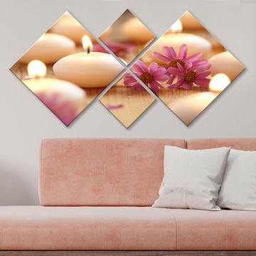 4 Parçalı Mdf Tablo