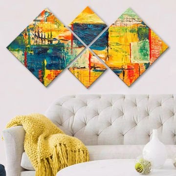 4 Parçalı Mdf Tablo