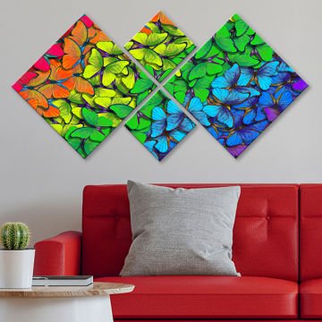 4 Parçalı Mdf Tablo