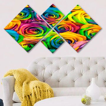 4 Parçalı Mdf Tablo