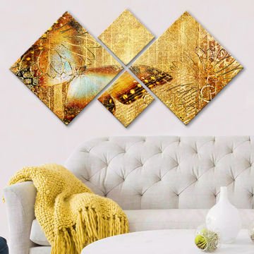 4 Parçalı Mdf Tablo