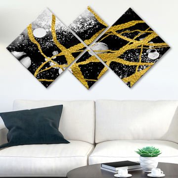 4 Parçalı Mdf Tablo