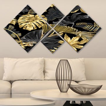 4 Parçalı Mdf Tablo
