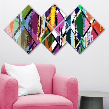 4 Parçalı Mdf Tablo
