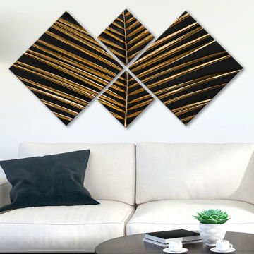4 Parçalı Mdf Tablo