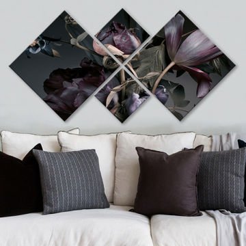 4 Parçalı Mdf Tablo