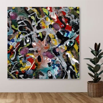 Soyut Kanvas Tablo