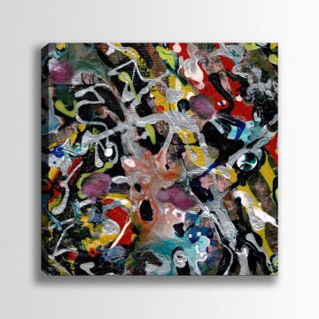 Soyut Kanvas Tablo
