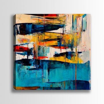 Soyut Kanvas Tablo