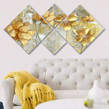 4 Parçalı Mdf Tablo