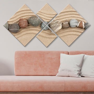 4 Parçalı Mdf Tablo