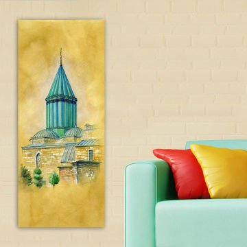 Dikey Kanvas Tablo