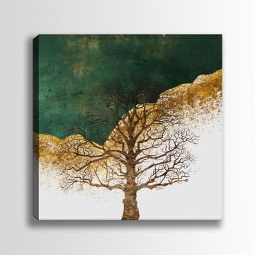 Dekoratif Ağaç Kanvas Tablo