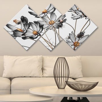 4 Parçalı Mdf Tablo