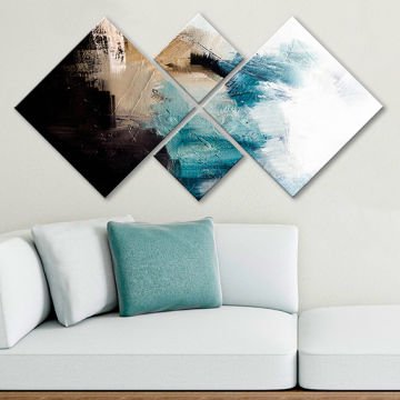 4 Parçalı Mdf Tablo
