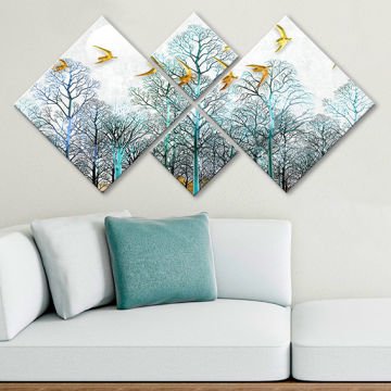 4 Parçalı Mdf Tablo