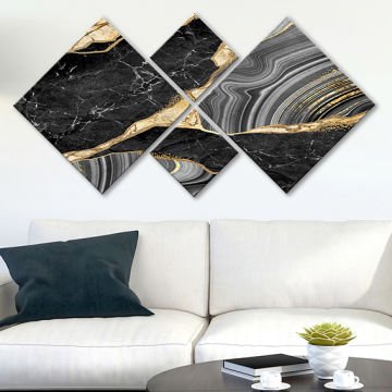 4 Parçalı Mdf Tablo