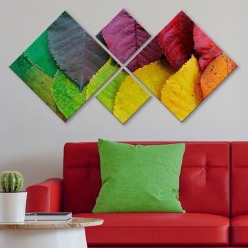 4 Parçalı Mdf Tablo
