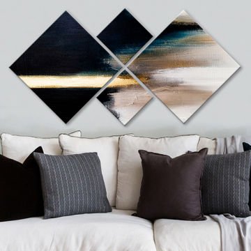 4 Parçalı Mdf Tablo