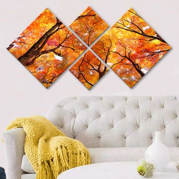 4 Parçalı Mdf Tablo