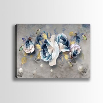 Çiçek Kanvas Tablo
