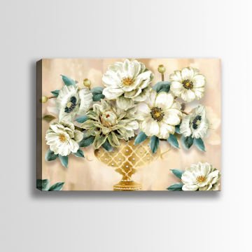 Çiçek Kanvas Tablo