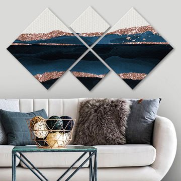 4 Parçalı Mdf Tablo