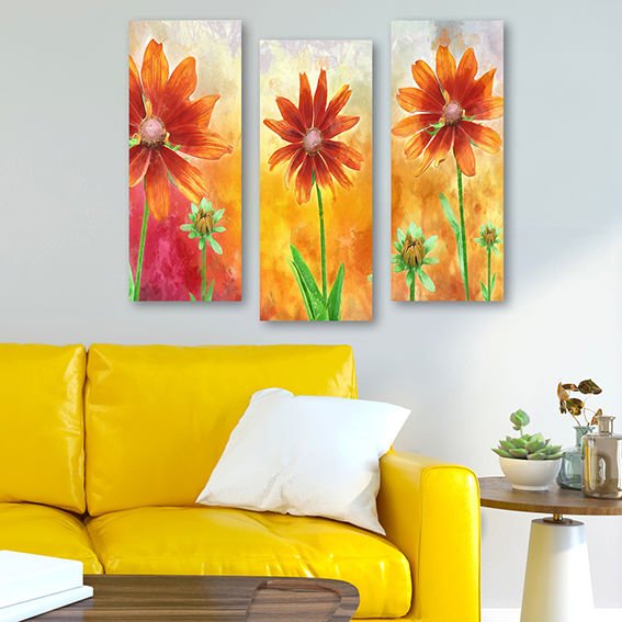 3 Parçalı Mdf Tablolar
