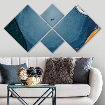 4 Parçalı Mdf Tablo