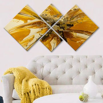 4 Parçalı Mdf Tablo