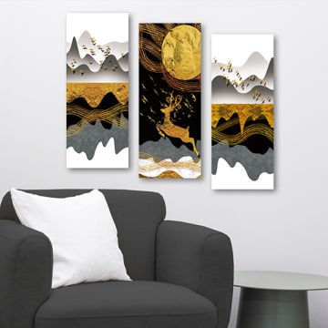 3 Parça Mdf Tablo