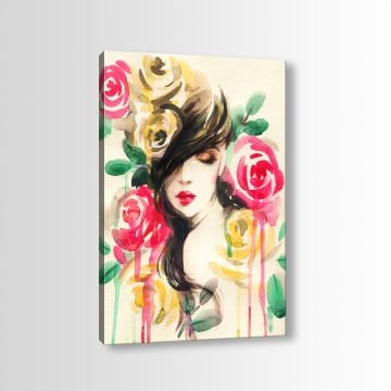 Portre ve İnsan Temalı Tablo