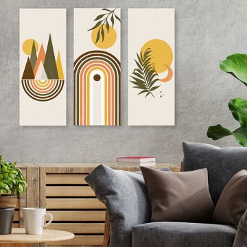 3 Parça Mdf Tablo