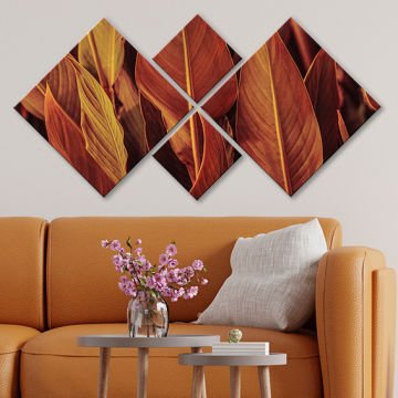 4 Parçalı Mdf Tablo