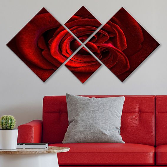 4 Parçalı Mdf Tablo