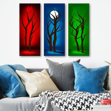 3 Parçalı Mdf Tablolar