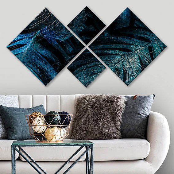 4 Parçalı Mdf Tablo