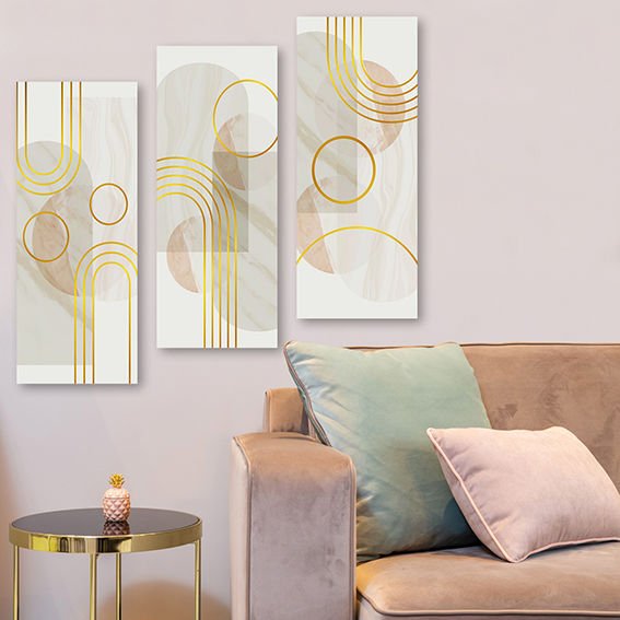 3 Parça Mdf Tablo