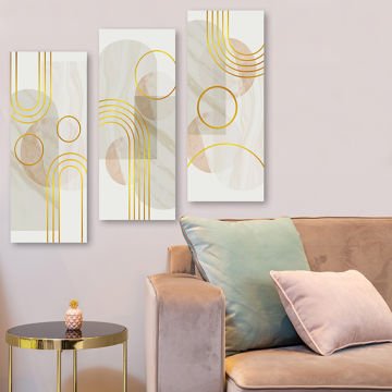 3 Parça Mdf Tablo