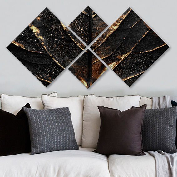 4 Parçalı Mdf Tablo