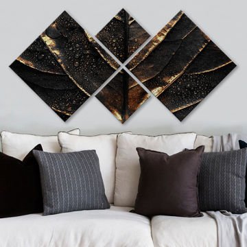4 Parçalı Mdf Tablo