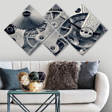 4 Parçalı Mdf Tablo