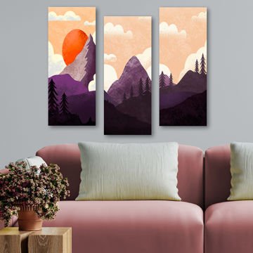 3 Parçalı Mdf Tablolar