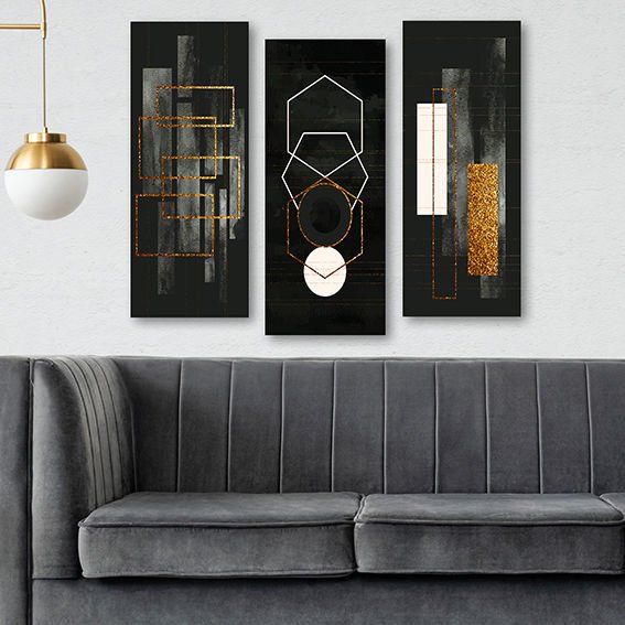 3 Parça Mdf Tablo