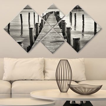 4 Parçalı Mdf Tablo