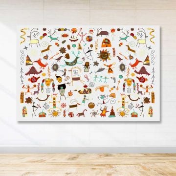 Dev Boyut Kanvas Tablo